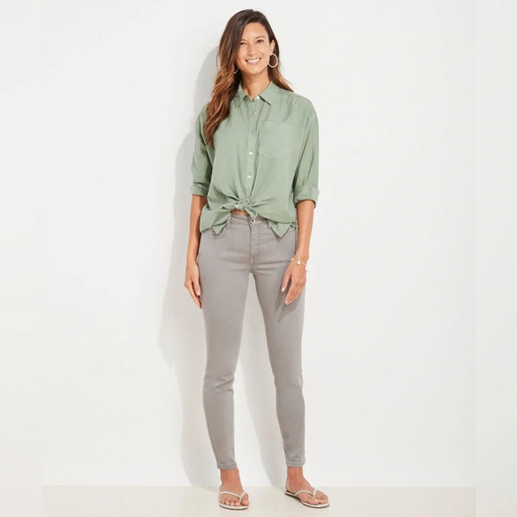 Vineyard Vines High Rise Skinny Pant in Anchor Grey. Size 24. NWT!Retail $178